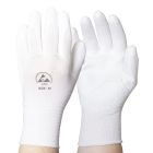 ESD White Gloves with coated palms