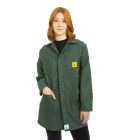 ESD Lab Jackets in Dark Green