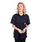 ESD Navy Blue Short Sleeved Polo Shirt
