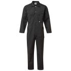 Fort 366 Zip Front Black Coverall