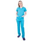 Women's Scrubs in Light Blue