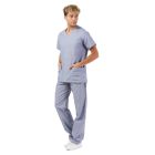 Men's Scrubs in Light Grey
