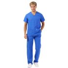 Male Scrubs in Royal Blue