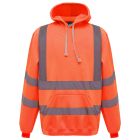 Yoko Hi Vis Pull Over Orange Hoodie