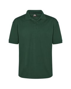 High quality premium weight polo shirt in a striking bottle green