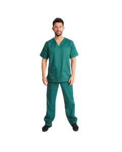 Behrens Unisex Scrubs Top in Green