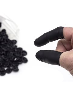 An alternative to an ESD glove, these ESD finger cots enable working with components and PCBs and being static safe.