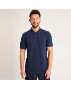 Men's Polo Shirt in Navy Blue 