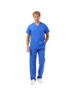 One of the great colour fabric choices in our male scrubs range. 