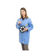ESD Lab Jackets in Light Blue