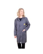 ESD Lab Coats in Dark Grey