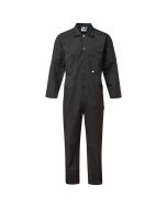 A black classic workwear coverall