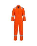 Light weight 280gsm flame resistant orange anti-static coverall